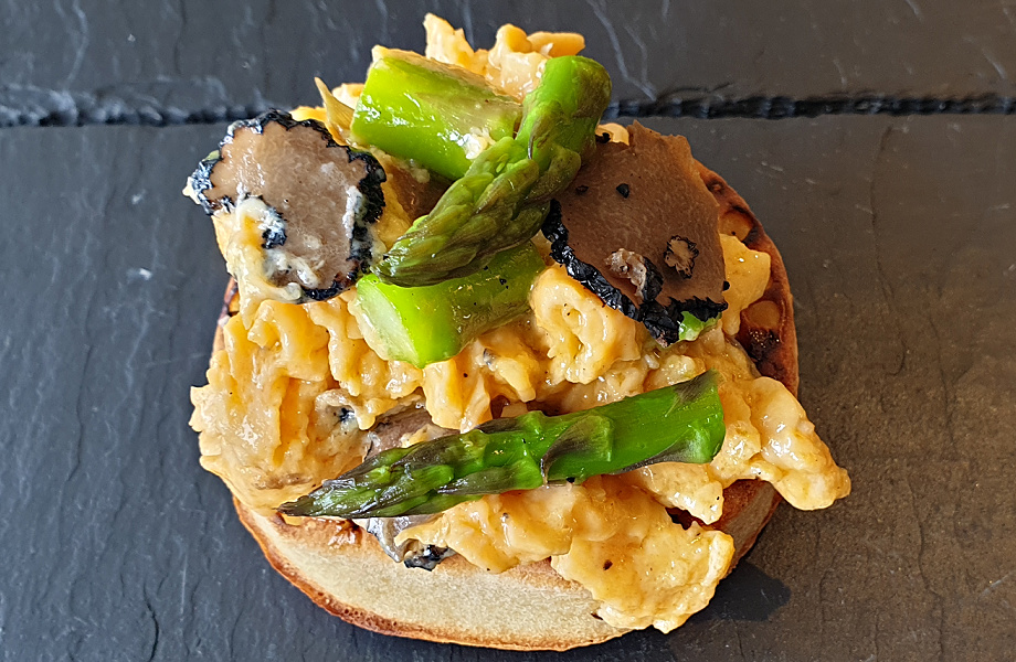 Truffle Scrambled Eggs - Life's Ambrosia